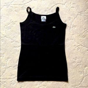 NWT Black LACOSTE tank top